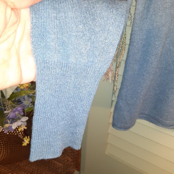 Evelyn Grace cashmere turtleneck sweater sz Medium - Picture 4 of 7